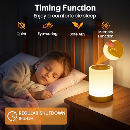 Lampada da comodino touch dimmerabile, 4 modalità e 256 RGB Luce notturna a LED calda bambini, lampada touch ricaricabile USB con temporizzazione, lampada da tavolo senza fili per camera da letto - Dettaglio recensione 4