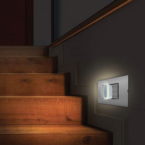 Velamp FROOT Luce notturna LED con pulsante ON/OFF - Compatta ed elegante, illuminazione naturale – Salvaspazio - Perfetta per camere da letto, corridoi, bagni e camerette – Colore Bianco - Dettaglio recensione 4